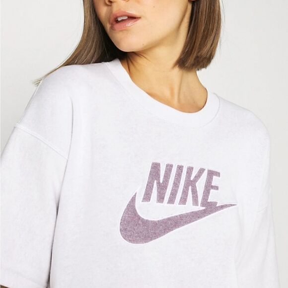 Nike Sportswear NSW Fleece Dress Platinum Gray New - Picture 9 of 14